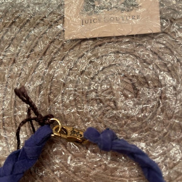 Juicy couture suede charm choker - Picture 2 of 5